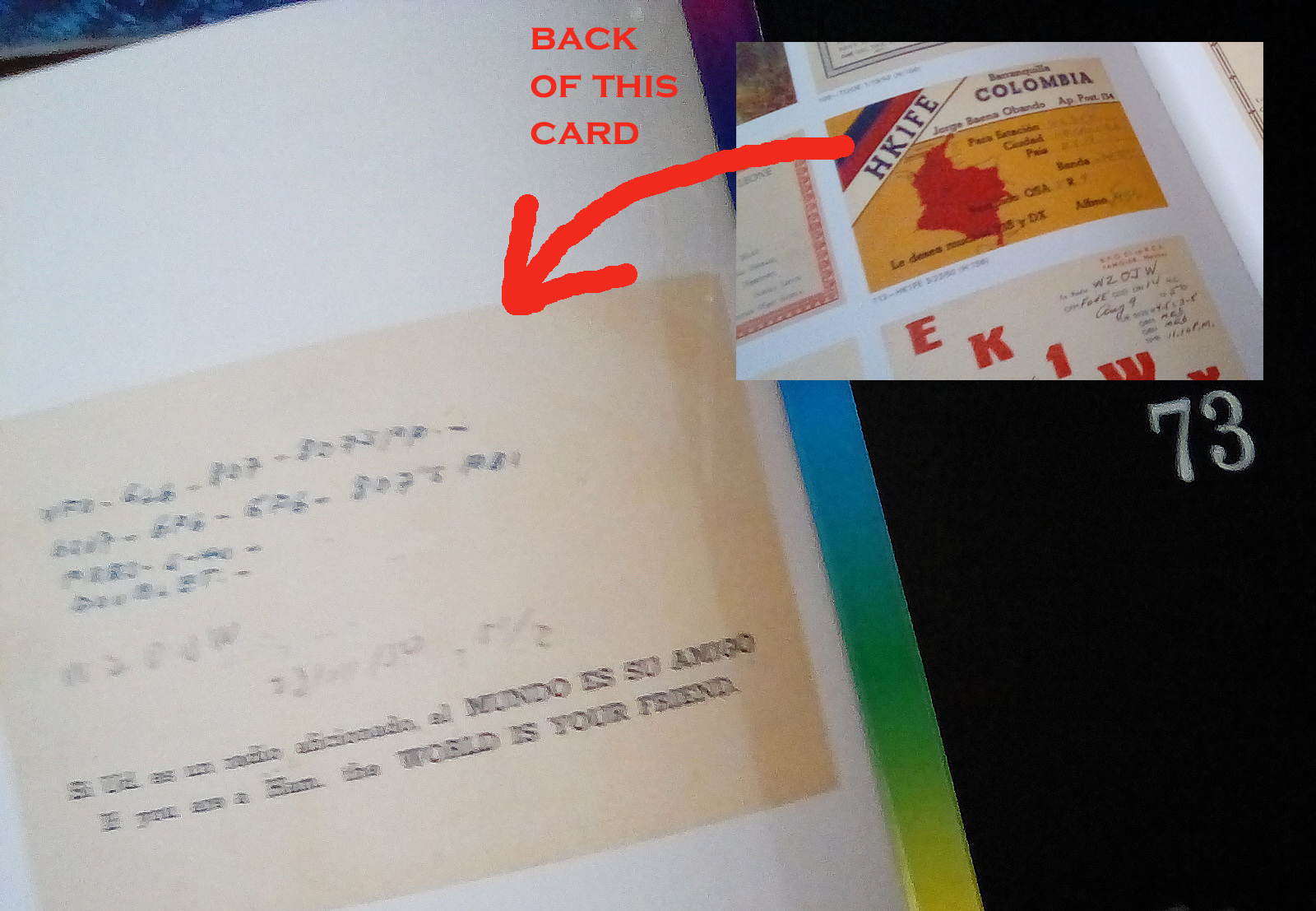 If you are a ham, the WORLD IS YOUR FRIEND.